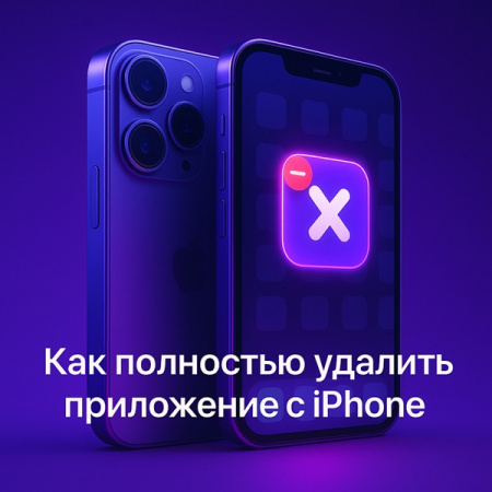 Как полностью удалить приложение с iPhone