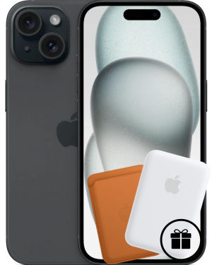 Apple iPhone 15 512GB (eSIM + SIM) - чёрный