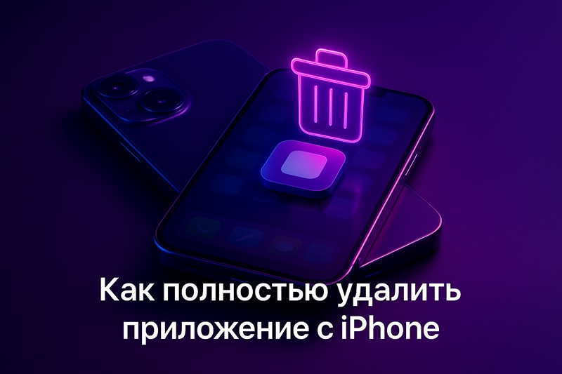 Как полностью удалить приложение с iPhone