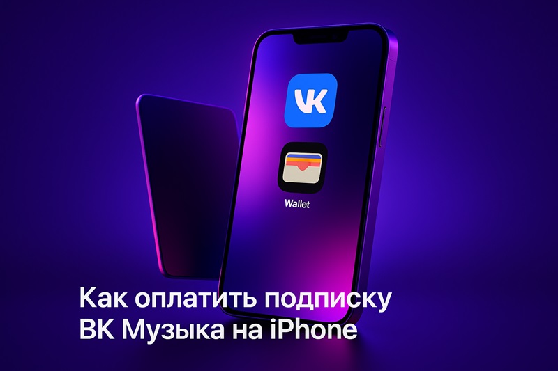 Как оплатить подписку VK Музыка на iPhone
